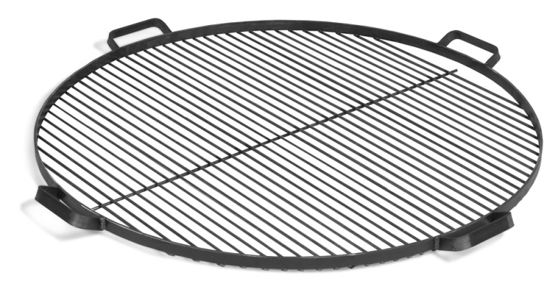 Natural Steel Grate with 4 Handles For Fire Bowl Cook King